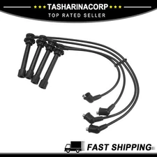 Piece of 4 Spark Plug Wire Ignition Coil Cable No.224409Z060 for Nissan Frontier