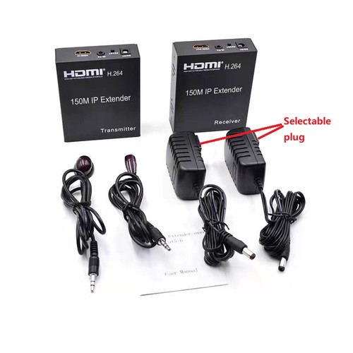 150M HDMI H.264 IP Extender Over Cat5e Cat6 RJ45 Ethernet Cable for PS3 DVD HDTV - Picture 7 of 19