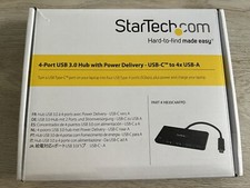 StarTech USB Type C to 4-Port USB Type A Hub With Power Delivery
