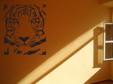 WALL STICKERS ADESIVI MURALI TIGRE TIGER quadro decorazione muro home animal