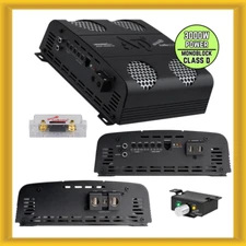 Audiopipe APHF-3000D-H2 3000W Power Full Range Monoblock Class D Car Amplifier