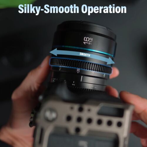 Lente de cine gran angular SIRUI Night Walker 16 mm 24 mm 35 mm 55 mm 75 mm T1.2 S35 - Imagen 12 de 24