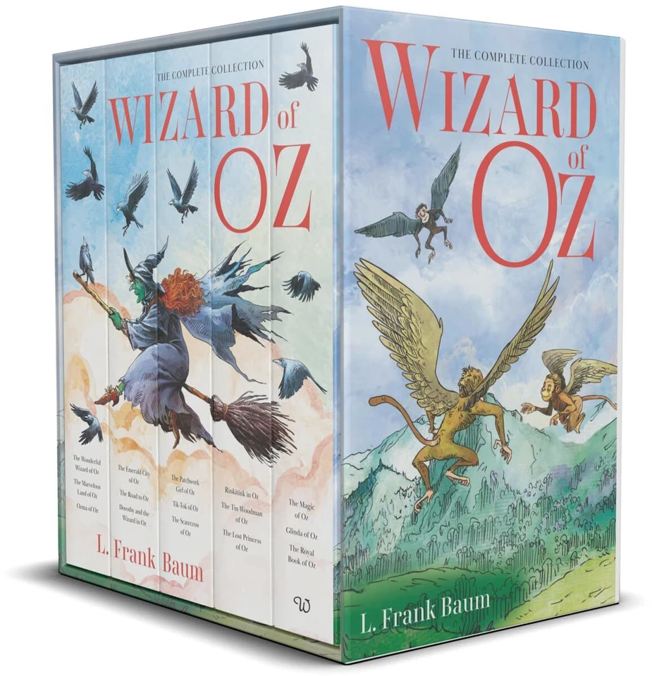 The Complete Collection Wizard of OZ Series 15 Books Collection Box Set By L. Fr Foto 2 de 3