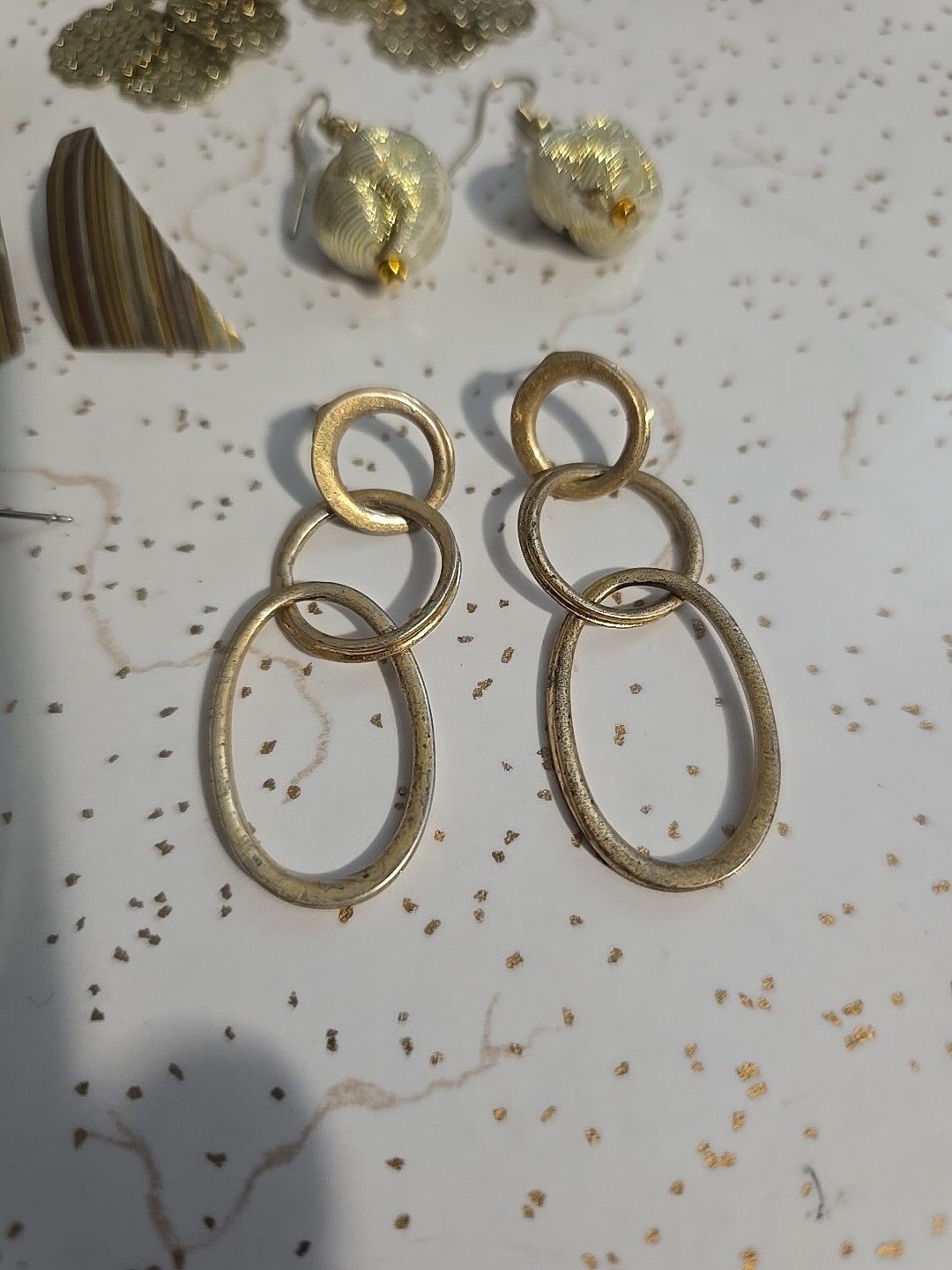 Assorted Gold Earrings - image 3