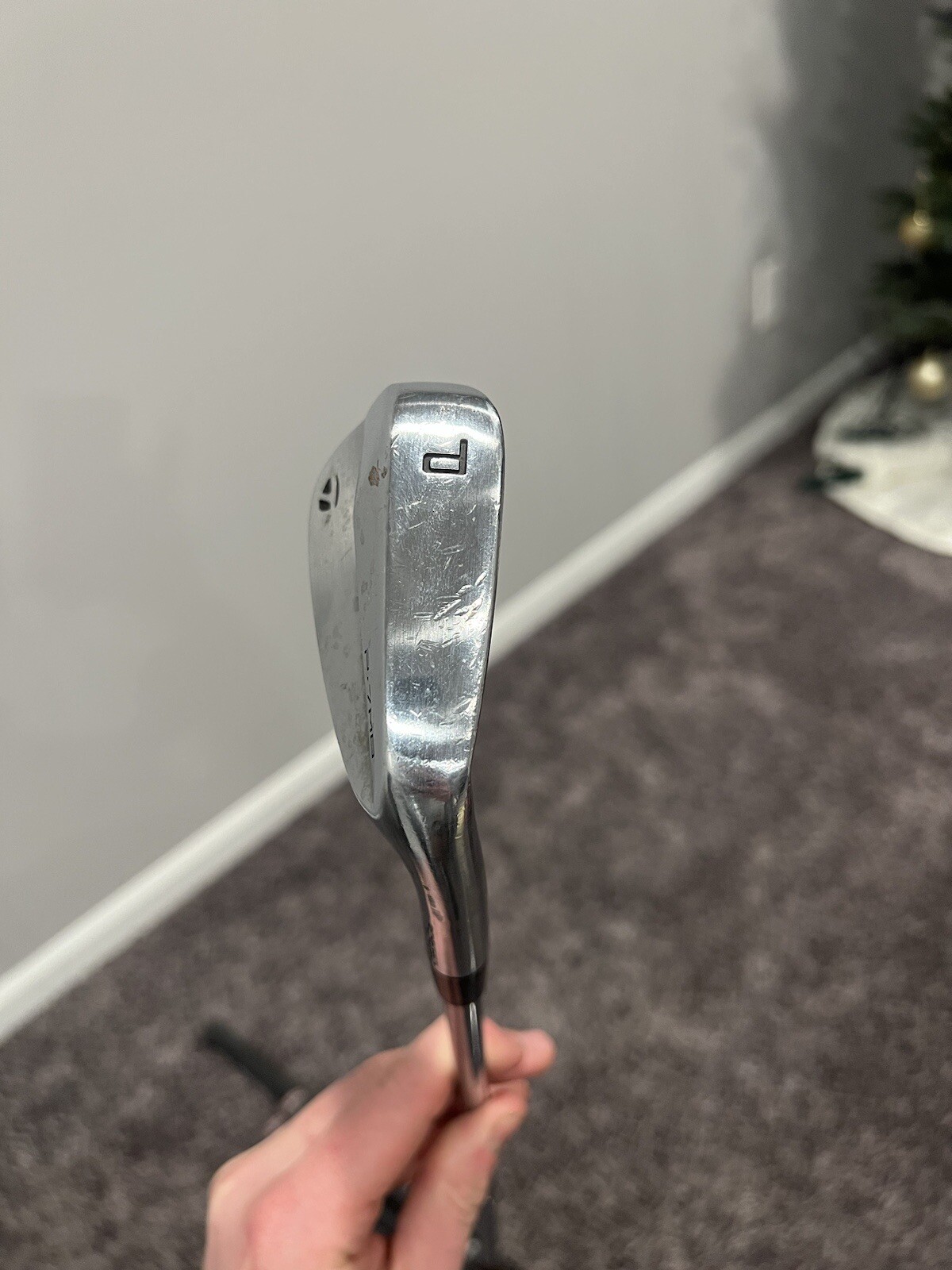 Used TaylorMade P7MB Pitching Wedge PW Extra Stiff Flex Steel Shaft