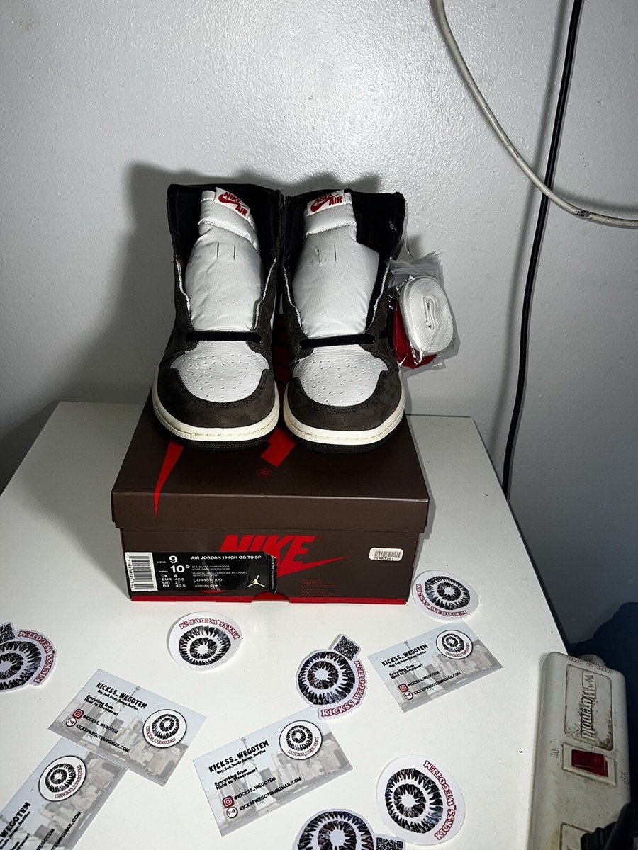 Size 9 - Jordan 1 Retro OG x Travis Scott High Mocha | eBay