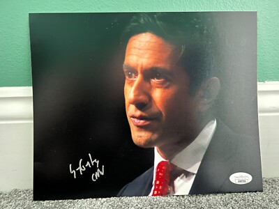 Dr. SANJAY GUPTA CNN signed JSA COA 8x10 Anderson Cooper Fox News psa bas 