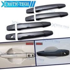 Carbon Fiber Exterior Door Handle Cover Trim For Mitsubishi Lancer Evo Evolution