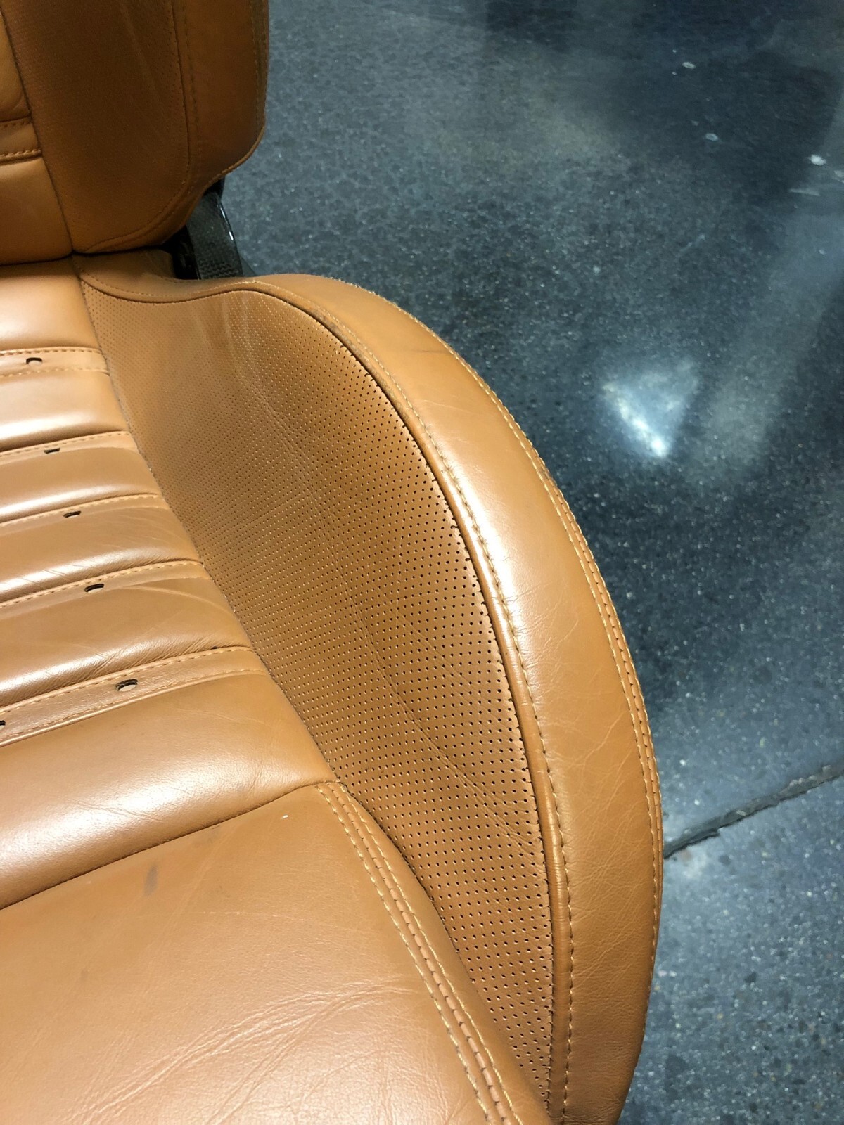 Ferrari 599 GTB, LH, Carbon Fiber Seat, Full Electric, Cuoio, Used, P/N 694536