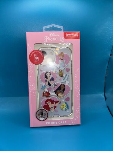 Disney Princess iPhone 13/14/15 Phone Case Skinnydip Glitter NWT!