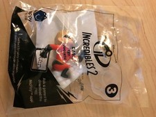Lot of 3 New McDonald's Happy Meal Toy 2018 Incredibles 2 1 3 and 6