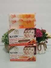 2X Kojic white Gluta Papaya Arbutin 7days White Soap 160g 4 in 1 Free Shipping