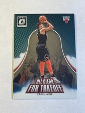 Zach LaVine 2017-18 Panini Donruss Optic All Clear for Takeoff Insert #13 Bulls