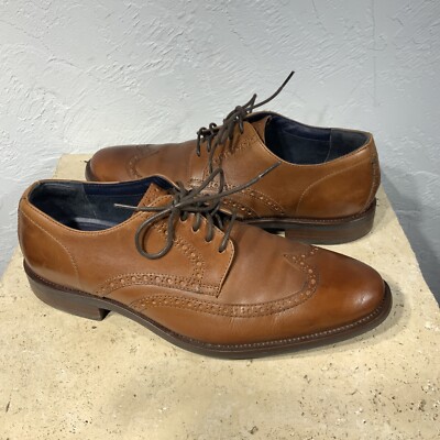 Cole Haan Wingtip Oxfords Mens 12 M Brown Watson Brogue C25458 Leather Shoes Cole Haan Men main image 2