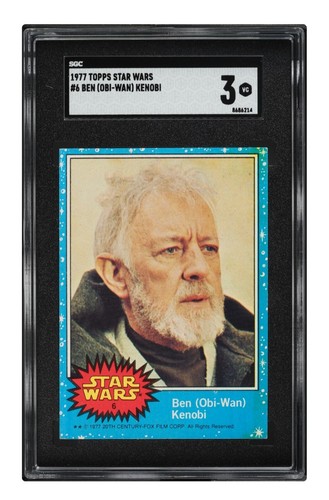 1977 Topps Star Wars #6 Ben (Obi-Wan) Kenobi — SGC 3