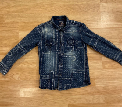Camisa Vaquera Rock Republic Con Botones Para Niño Casual Talla 10