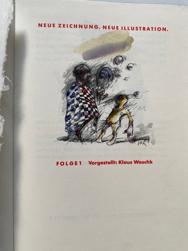 Neue Illustration: Folge 1 - Klaus Waschk - signiert + signierte Radierung - 第 7/10 張圖片