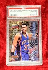 PATRICK EWING 1997-98 BOWMAN'S BEST CUTS #BC2 NY KNICKS PSA 10 🔥 POP 1 RARE
