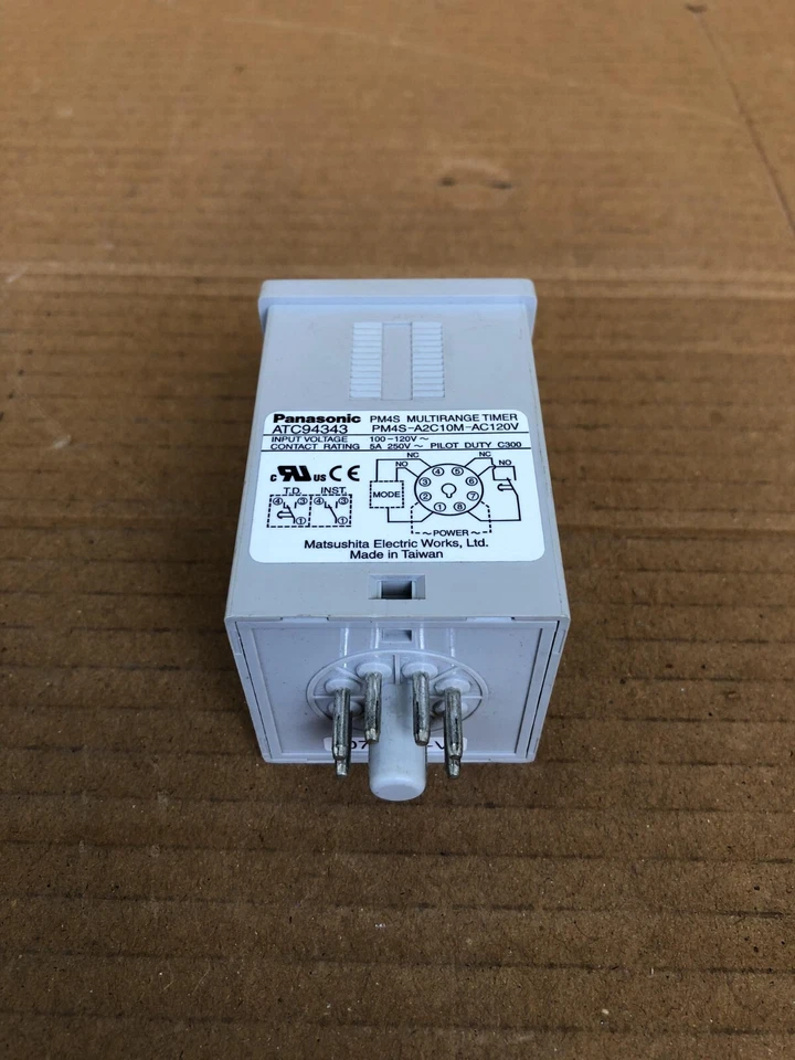 PANASONIC PM4S MULTI RANGE TIMER ATC94343 PMSA2C10MAC120V - Bild 4 von 4