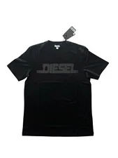 Diesel T-Just Maglietta T-Shirt NWT $80 Black Size XL
