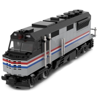 ZITIANYOUBUILD Diesel Locomotive Model 423 Bricks MOC Build Christmas Gift