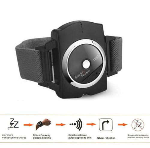 Snore Stopper Watch Sleep Snoring Aid Tool Wrist Band Bracelet Device Band m - Picture 4 of 13