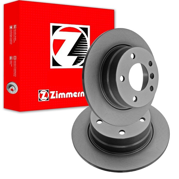 2X Zimmermann Coat Z Bremsscheiben 280Mm Voll Hinten Passend FÜR BMW 1-image