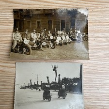 foto d'epoca moto durante gara