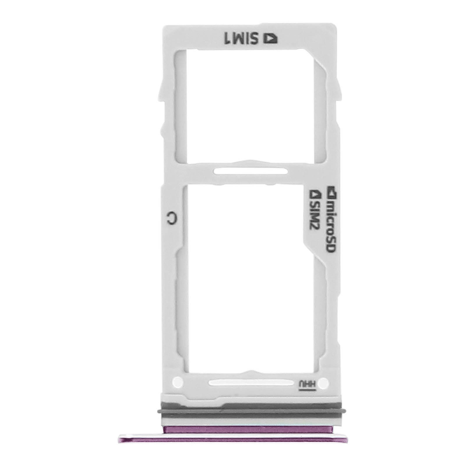 Tiroir nano SIM violet pour réparer la mémoire du Galaxy Note 9