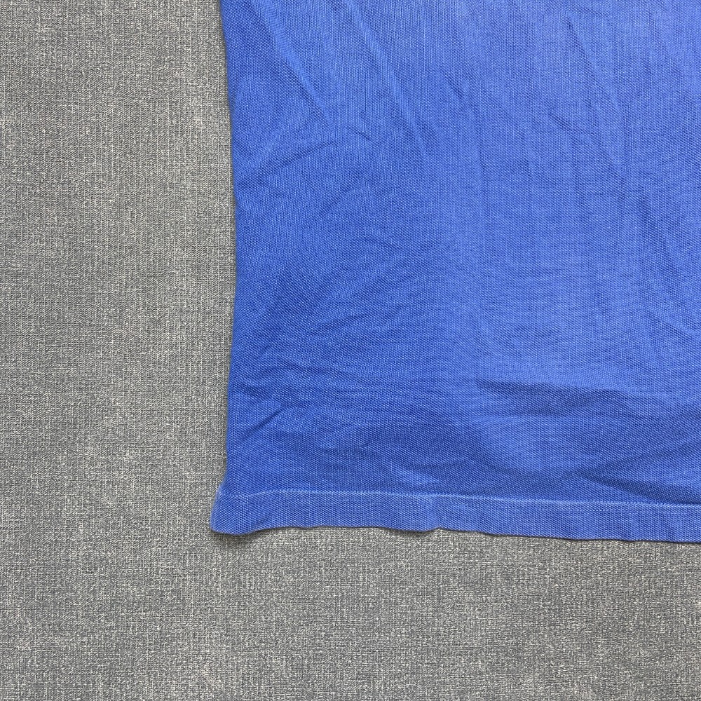 Lacoste For J.Crew Polo Shirt Mens 4 Blue Cotton Side Slit Hi Low Hem Sportswear thumbnail 12