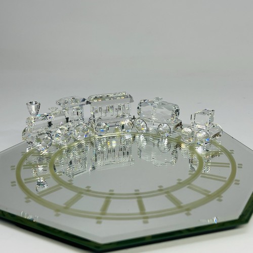 SWAROVSKI Crystal 5 Piece Train Set Figurine"When We Were Young”+ Large Mirror - Picture 4 of 24