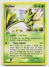 Pokemon Scyther Rare FireRed & LeafGreen 29/112 HP on eBay