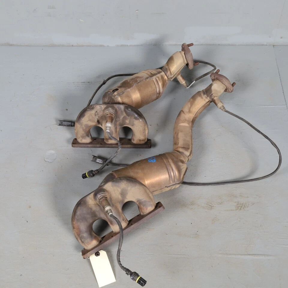 1999-2000 BMW Z3 2.5 2.8 Exhaust Manifold Front Rear Pair 11627503673 OEM Used - Изображение 3 из 4
