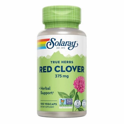 True Herbs Red Clover 100 Veg Caps 375 Mg by Solaray