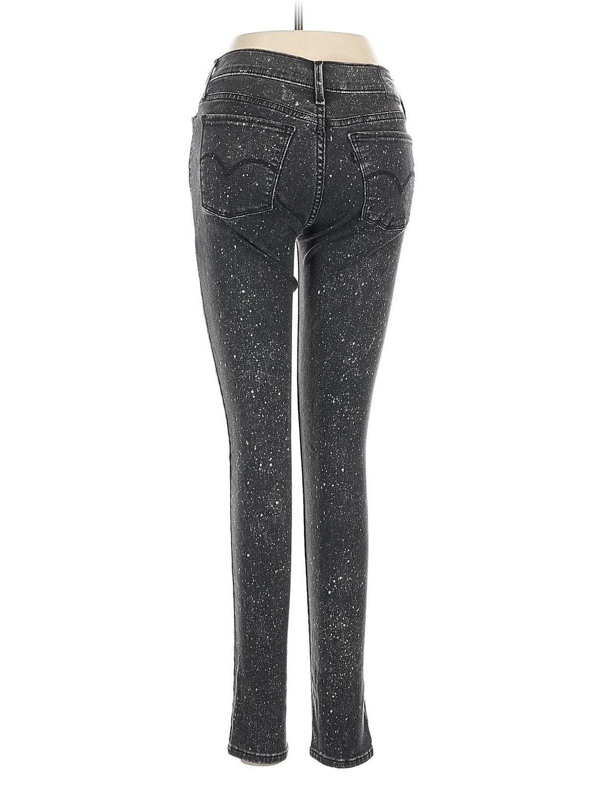 Levi's Women Gray Jeggings 28W thumbnail 2