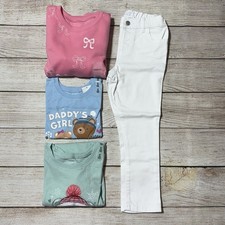 Toddler Girl Lot Of Clothes Size 5T. NWT Jeans, Sweatshirt, 3 Long Sleeve Tees