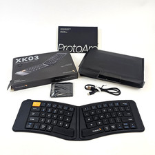 ProtoArc XK03 Foldable Keyboard Bluetooth Portable Full Size Keys Office Work Tr