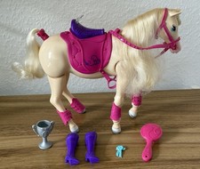 Barbie Champion Pferd Horse Tawny Reiterin Ridinf Zubehör