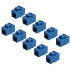 10PZ RJ45 Connettore  Jack Cat6 Extension Coupler Ethernet  LAN  6 Coupler 2914