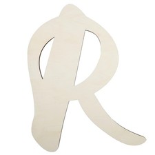 12 Inch Unfinished Wooden Letters Large Blank Paintable Unfinished Wooden Let...