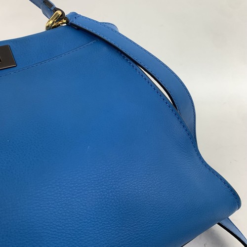 FENDI Cowhide Bags Blue Shoulder Bag C1364876585 - Picture 16 of 20