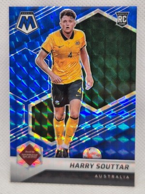 #/99  Harry Souttar Australia Sheffield United Panini Mosaic 2021-22 BLUE Prizm!