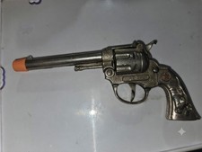 vintage Hubley "Sure Shot" toy cap gun from the 1950s Die Cast Metal Toy