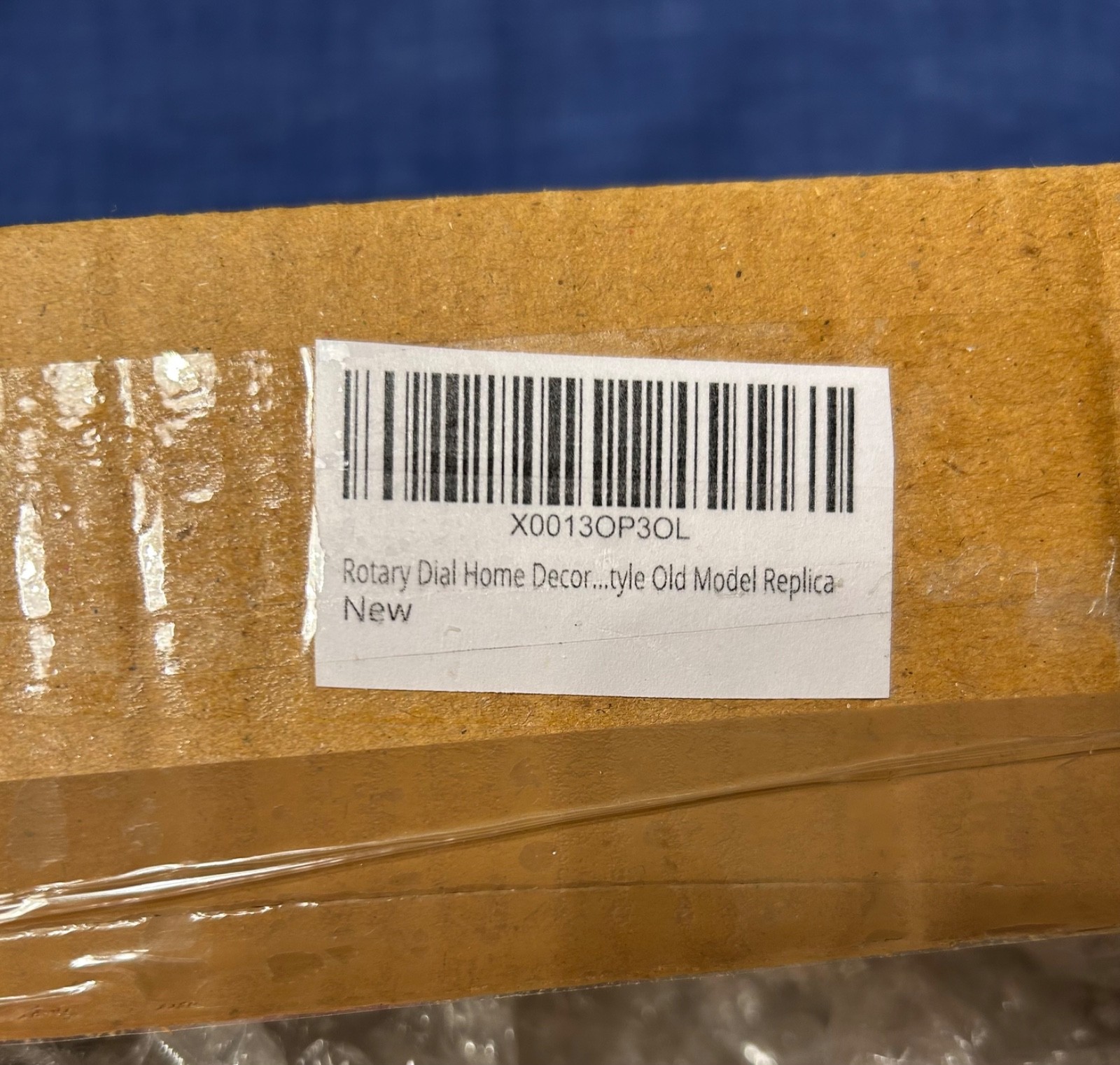 Rotary dial home decor, old style model, replica of a stick phone