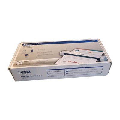 Brother DS-640 Compact Mobile Document Scanner - White