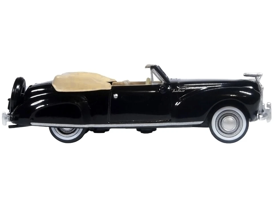 Lincoln Continental 1941 convertible modelo de coche diecast interior negro tostado 1/8... Foto 2 de 4