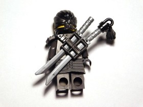 LEGO Minifigure Ninjago Nya Ninjago Movie (70618) 2 Swords Cloth Armor Skirt