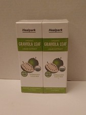 TWO ORGANIC Graviola Soursop Leaf Extract liquid Drops Immune Support 30 ml Each