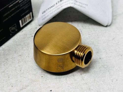 Signature Hardware SHWE2040BG Shower Supply Elbow for Hand Showers, Brushed Gold - Picture 3 of 5