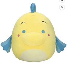 Flounder Disney The Little Mermaid Squishmallow 14  Stuffed Soft Plush Toy